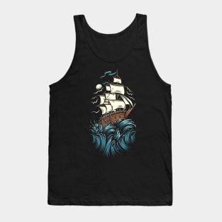 Sailor Gift Ship Sailing lover gift Tank Top